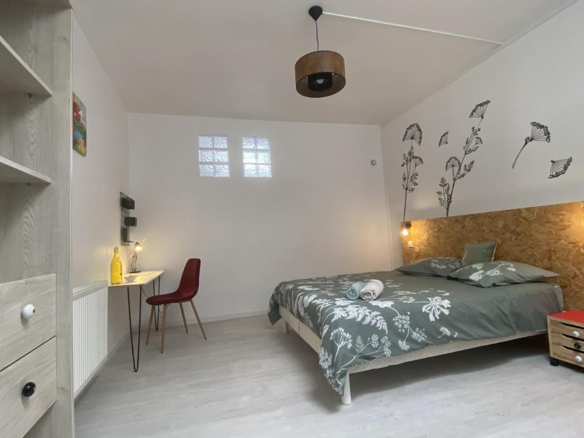La Maison D'Angelique - Colocation Hoteliere A 150M Gare Tgv- Grande Cuisine Equipee & Salon - Fibre - Netflix Ньор Экстерьер фото